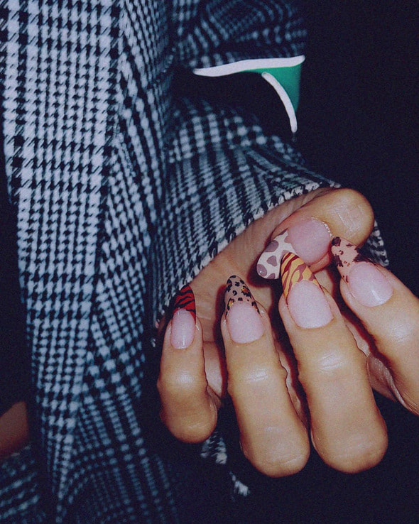 Leopard / tiger printed nail / пятнистый дизайн.
@nail_unistella