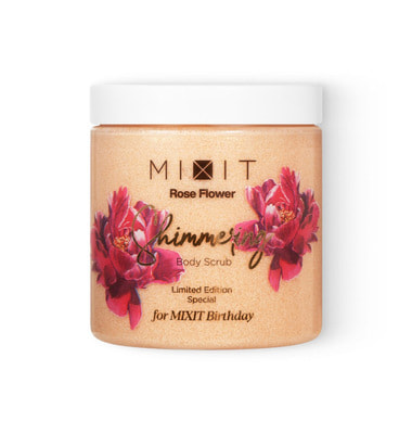 Сияющий скраб для тела с экстрактами пиона и орхидеи