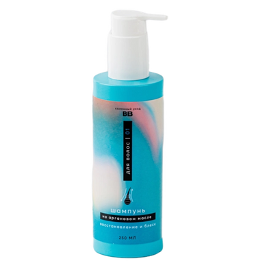 Шампунь для волос на аргановом масле «Восстановление и блеск»