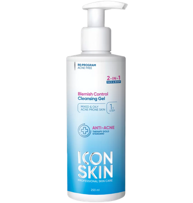 Очищающий гель для лица и тела Blemish Control 2в1