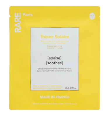 Успокаивающая и укрепляющая тканевая маска для лица Trésor Solaire