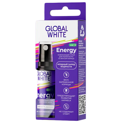 Освежающий спрей для полости рта со вкусом корицы Energy