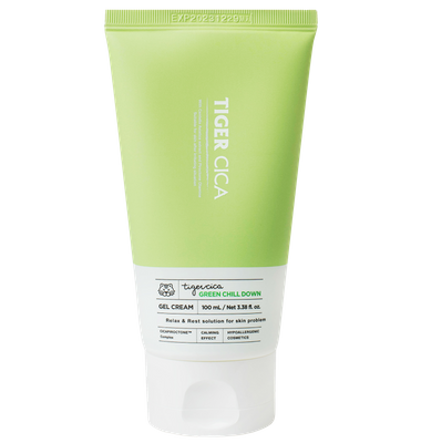 Успокаивающий крем для лица с экстрактом центеллы азиатской Tiger Cica Green Chill Down
