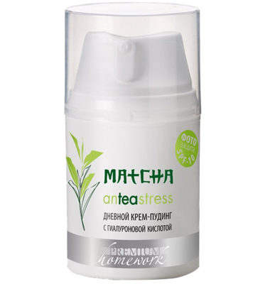 Крем-пудинг дневной с гиалуроновой кислотой MATCHA anTEAstress