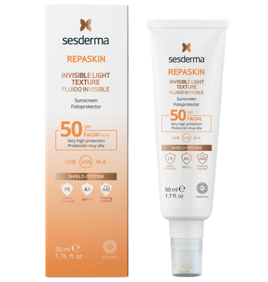 Солнцезащитное сверхлегкое средство для лица REPASKIN